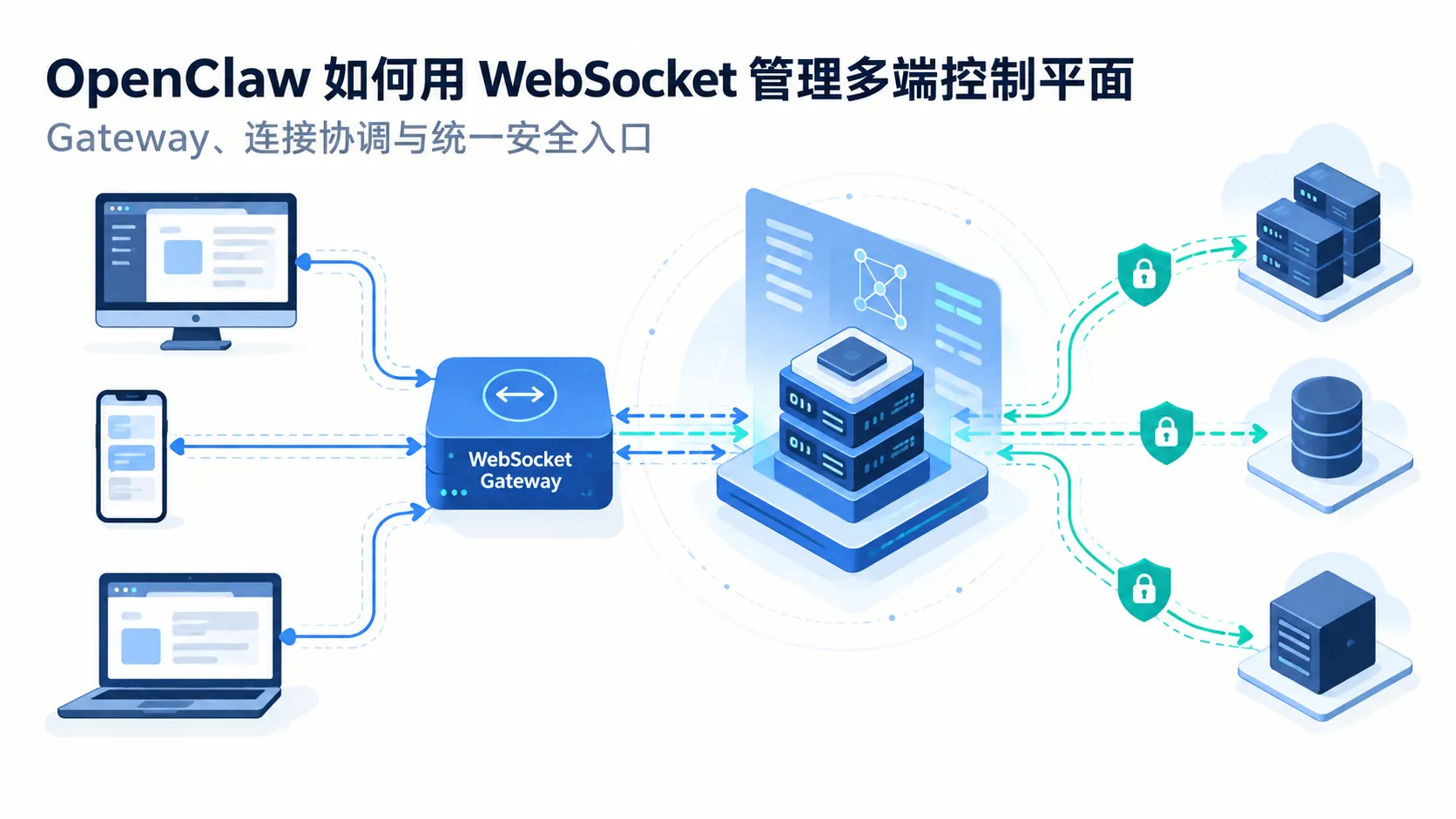 OpenClaw 如何用 WebSocket 管理多端控制平面