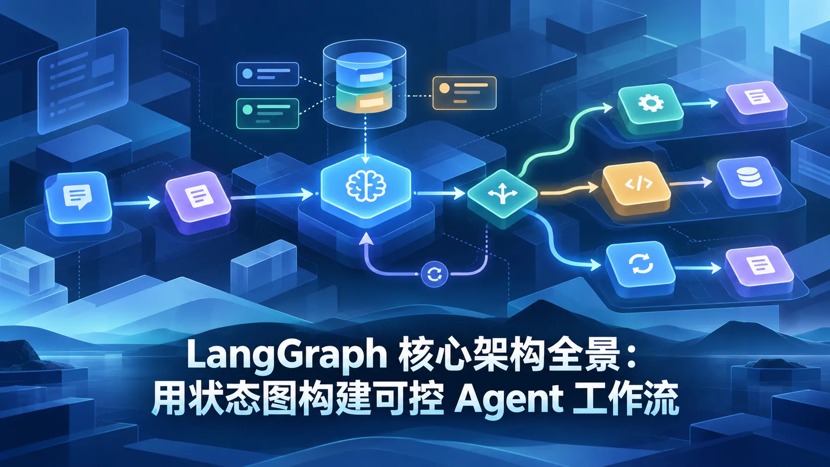 LangGraph 核心架构全景:用状态图构建可控 Agent 工作流