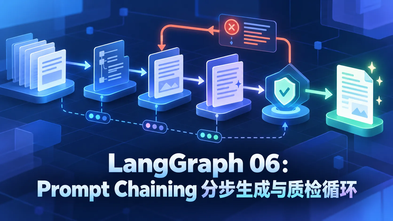 LangGraph 06:Prompt Chaining 分步生成与质检循环