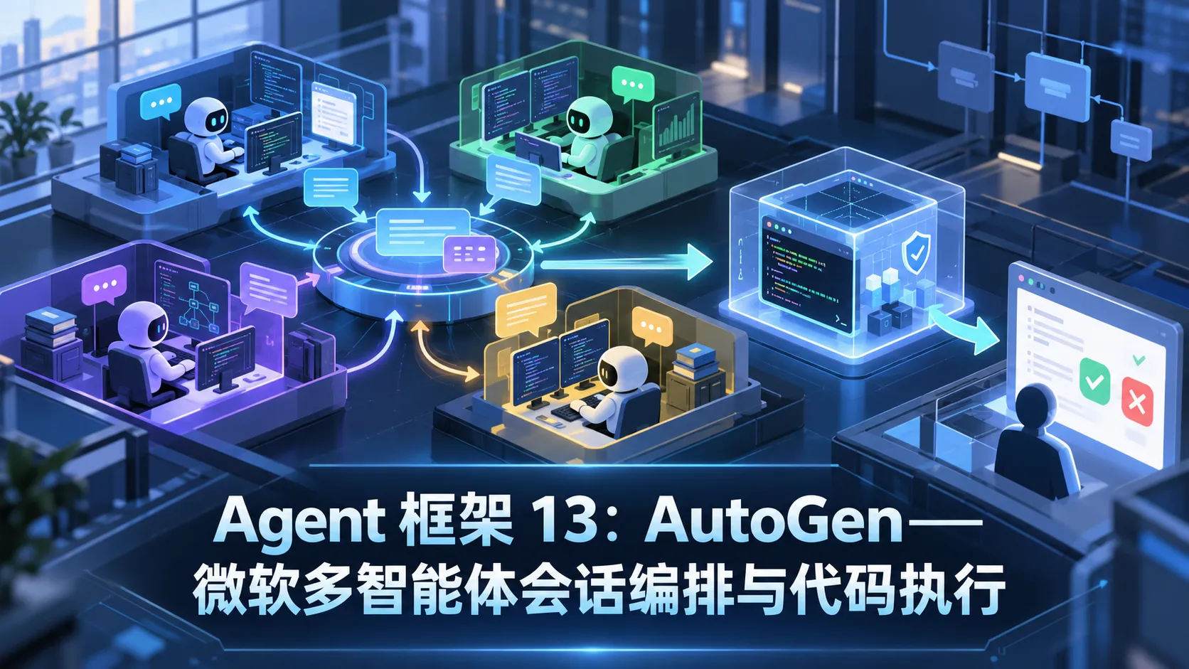 Agent 框架 13:AutoGen——微软多智能体会话编排与代码执行