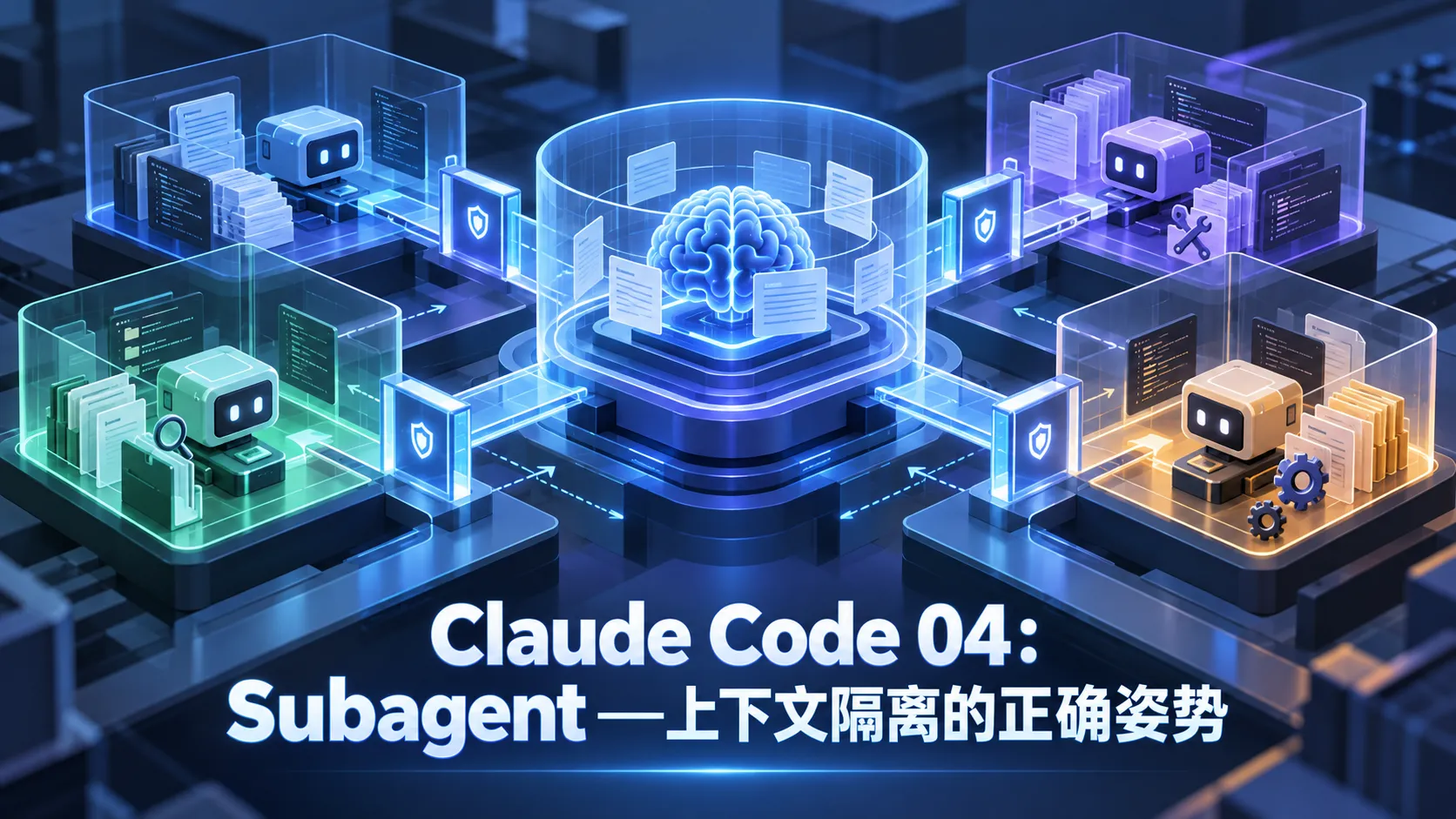 Claude Code 04:Subagent——上下文隔离的正确姿势