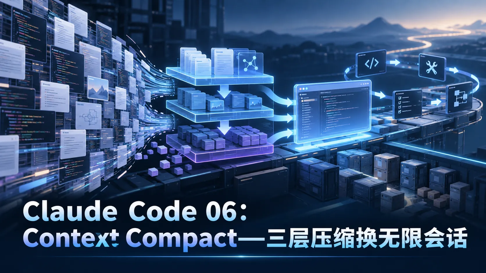 Claude Code 06:Context Compact——三层压缩换无限会话