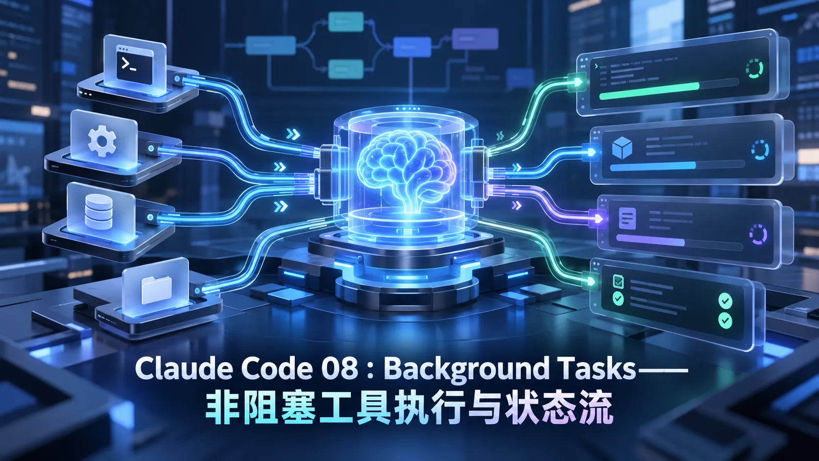 Claude Code 08:Background Tasks——非阻塞工具执行与状态流