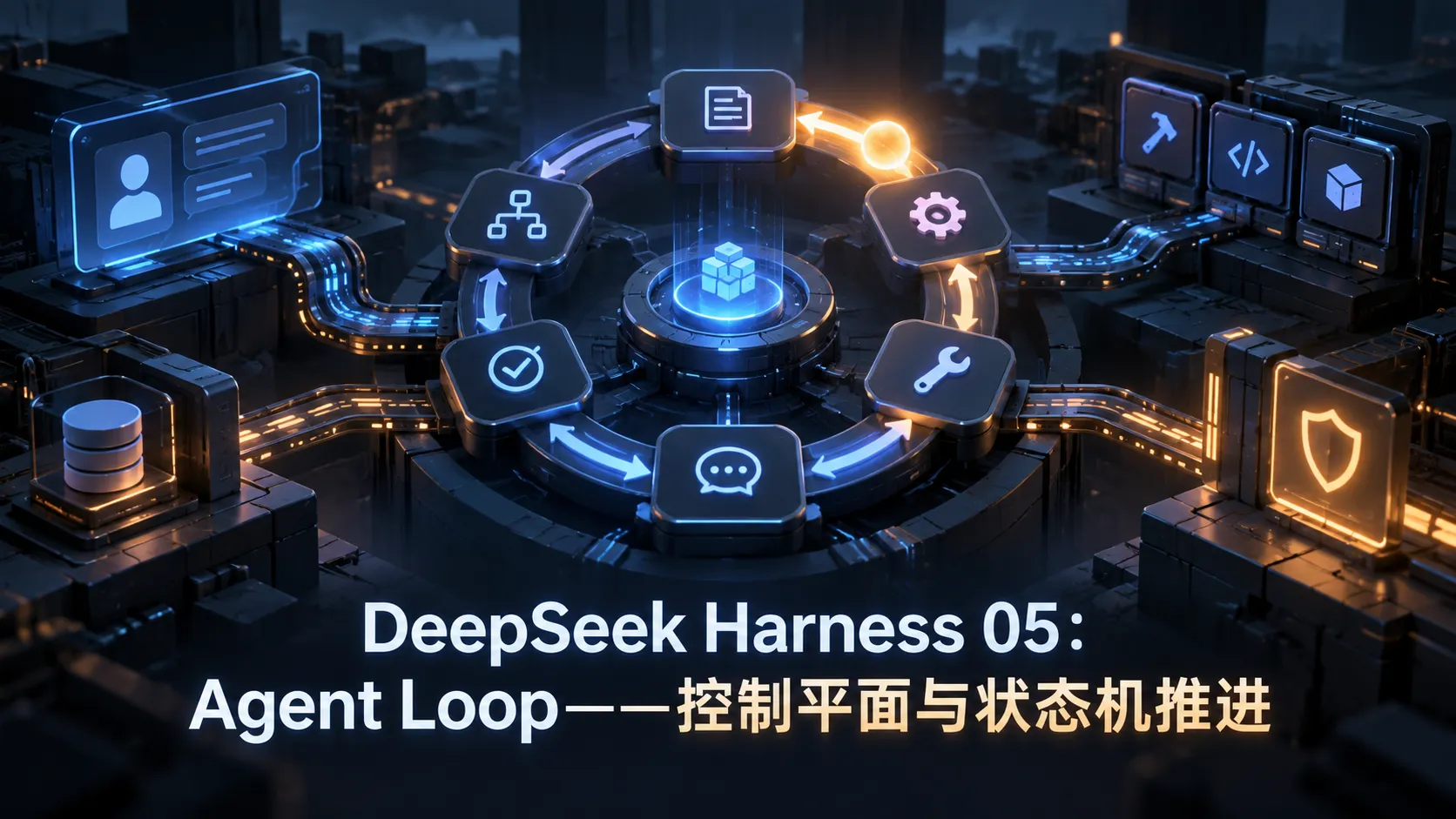 DeepSeek Harness 05:Agent Loop——控制平面与状态机推进