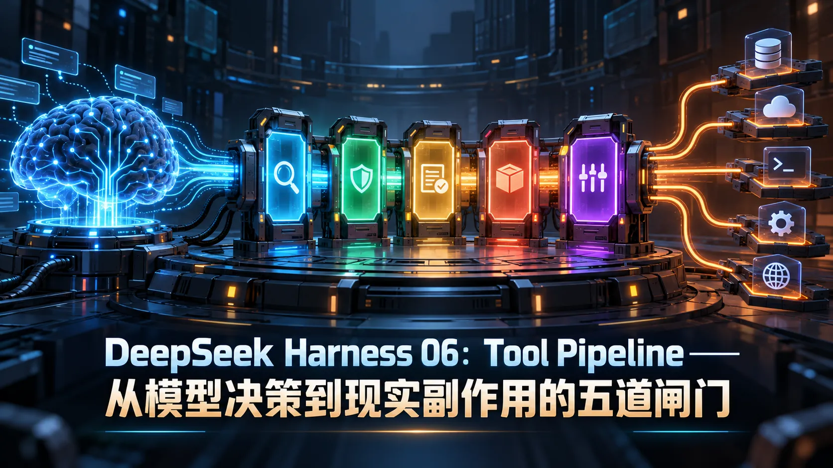 DeepSeek Harness 06:Tool Pipeline——从模型决策到现实副作用的五道闸门