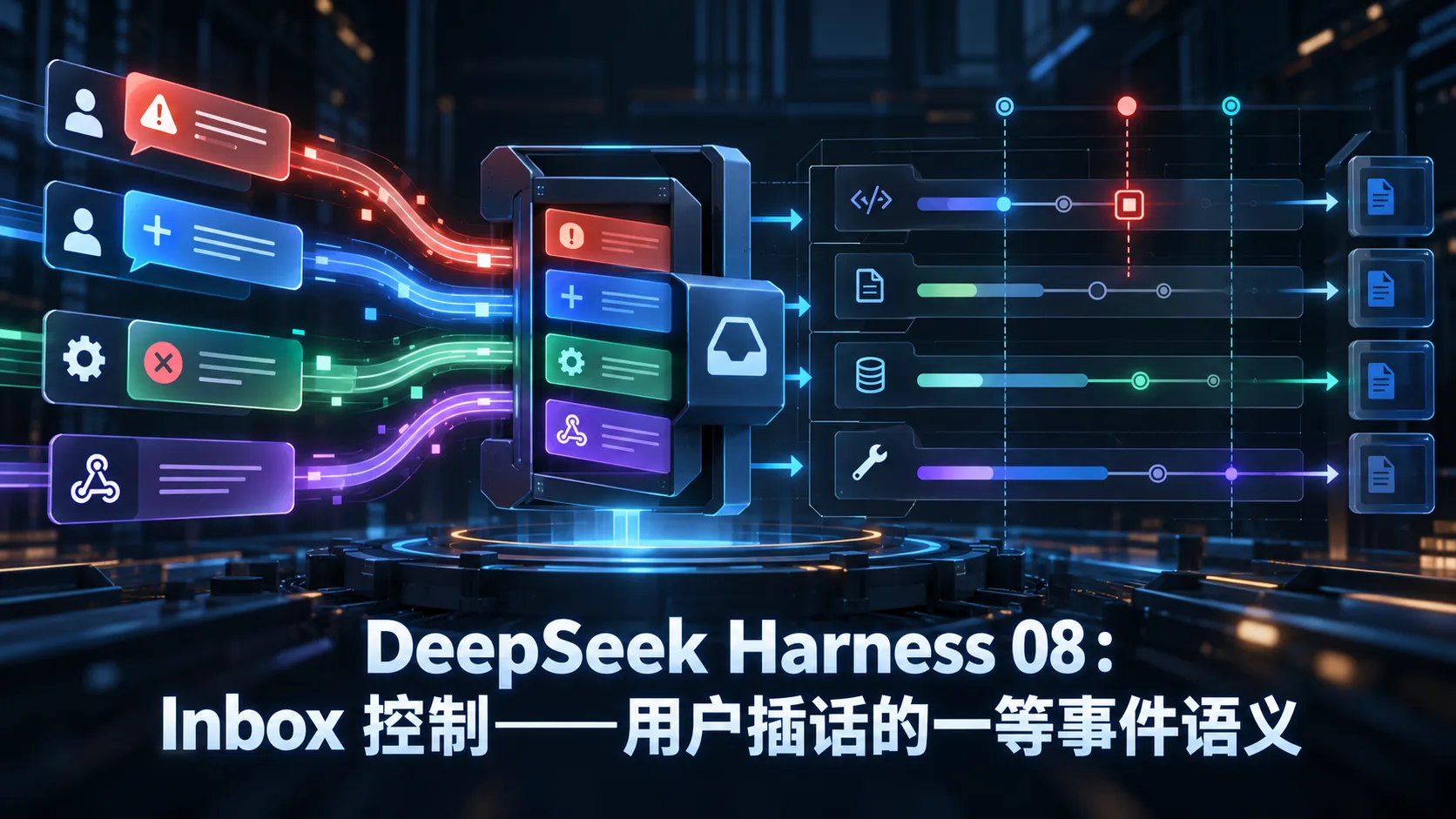 DeepSeek Harness 08:Inbox 控制——用户插话的一等事件语义