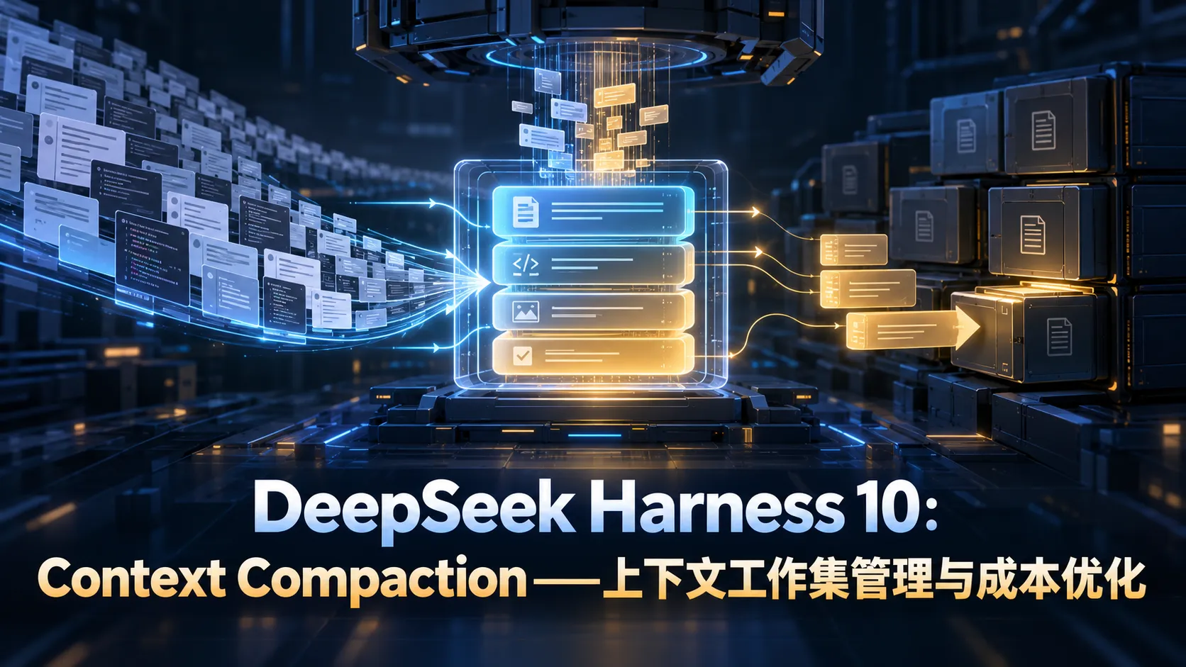 DeepSeek Harness 10:Context Compaction——上下文工作集管理与成本优化