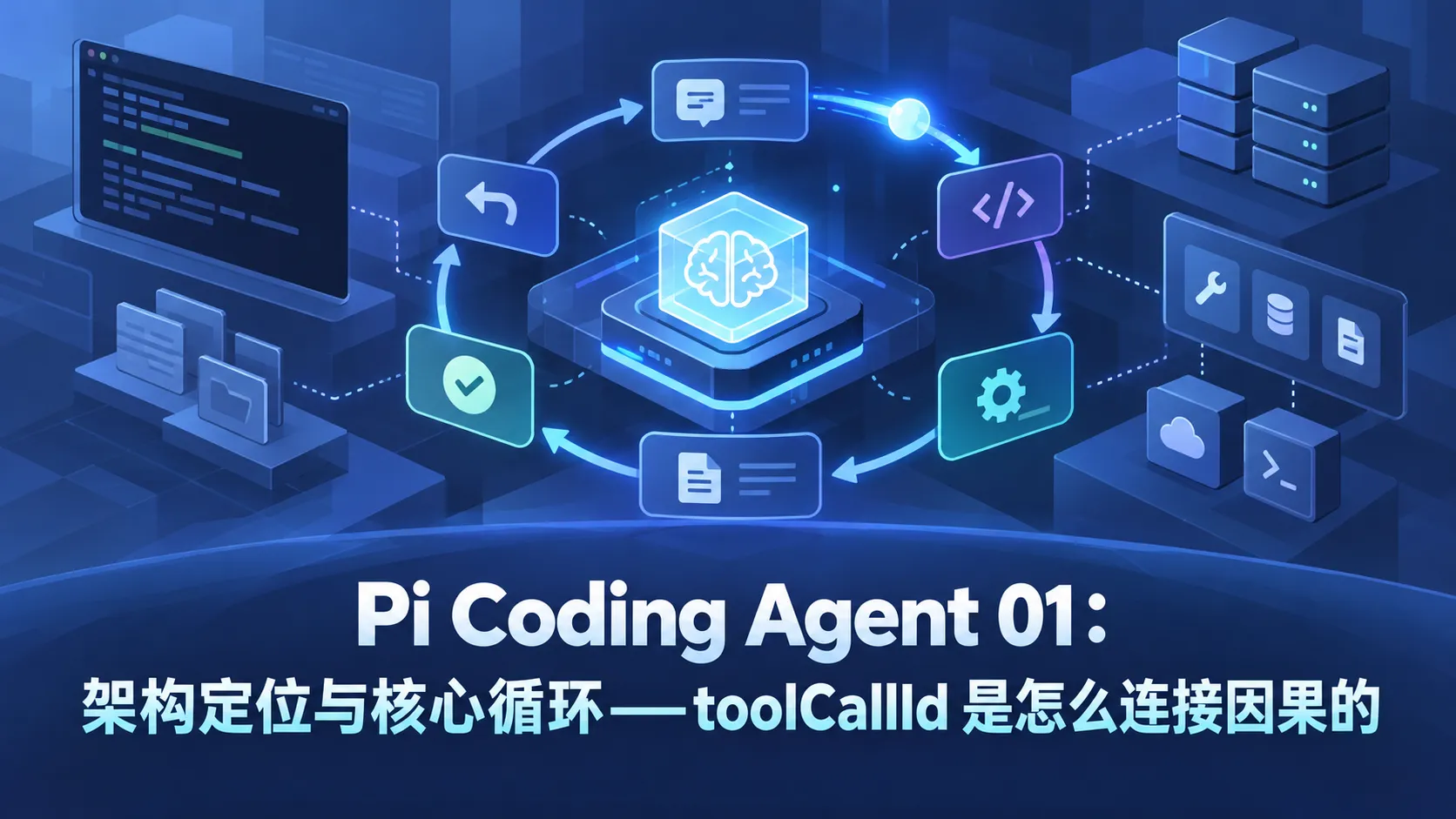 Pi Coding Agent 01:架构定位与核心循环——toolCallId 是怎么连接因果的