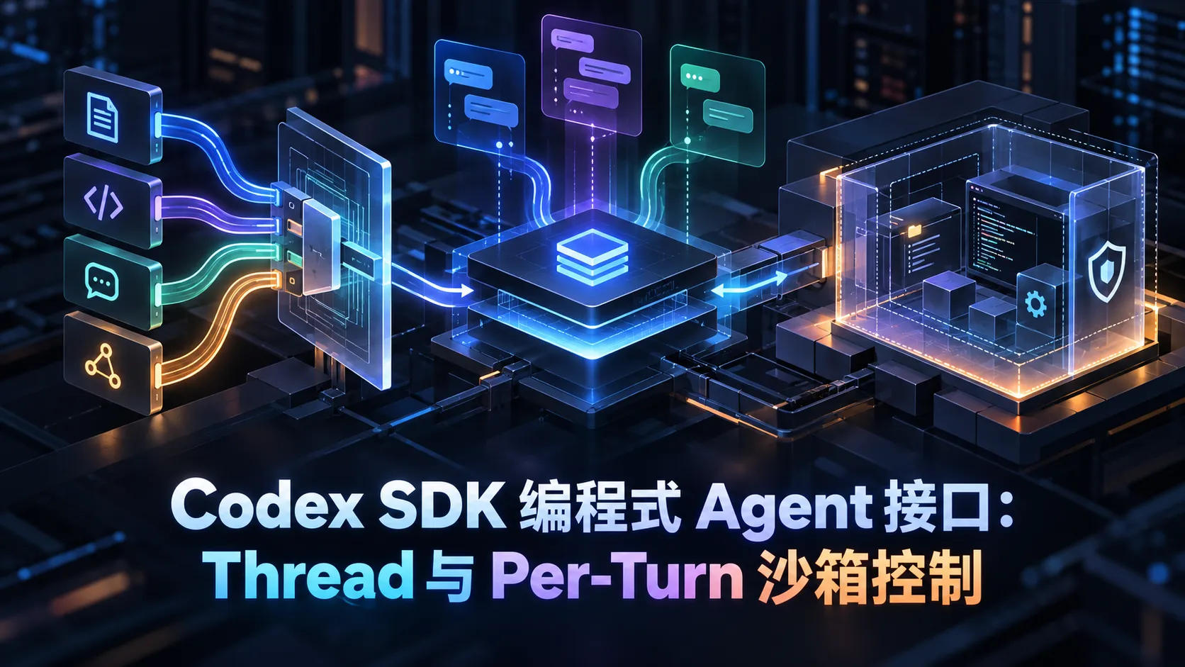 Codex SDK 编程式 Agent 接口:Thread 与 Per-Turn 沙箱控制