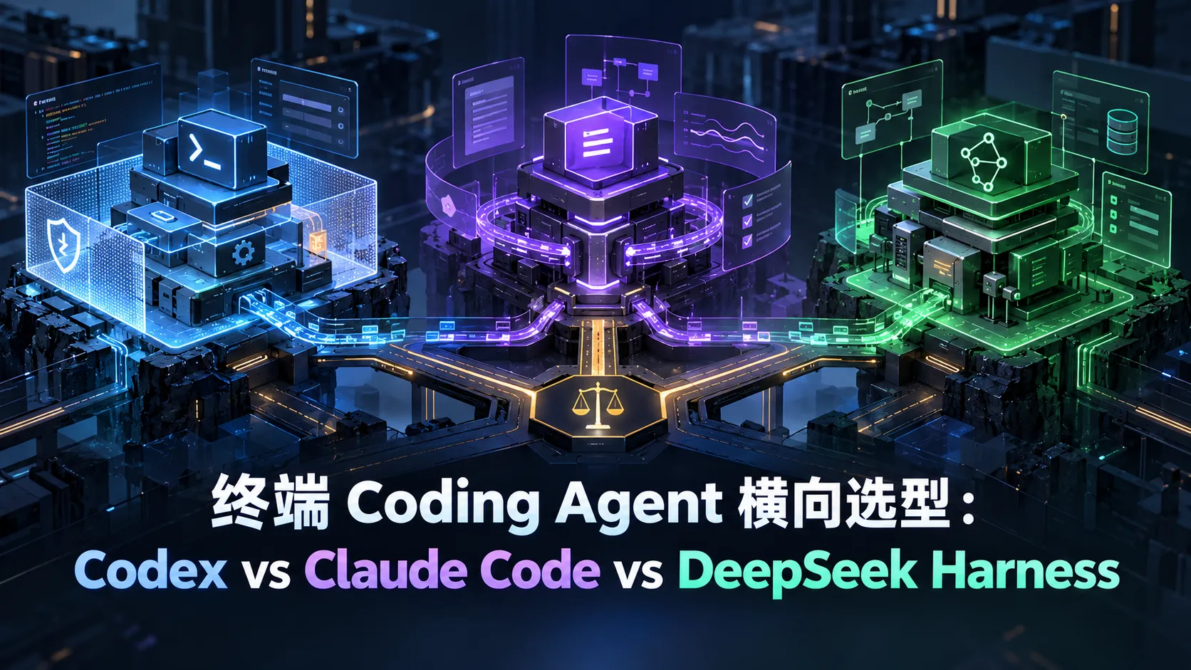 终端 Coding Agent 横向选型:Codex vs Claude Code vs DeepSeek Harness